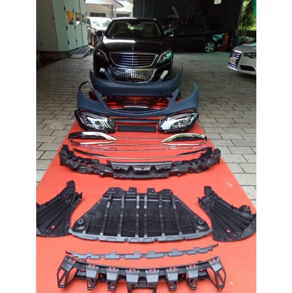  Mercedes Benz W222 MAYBACH Bộ dụng cụ toàn thân. Nâng cấp W22 của bạn thành phiên bản sang trọng 