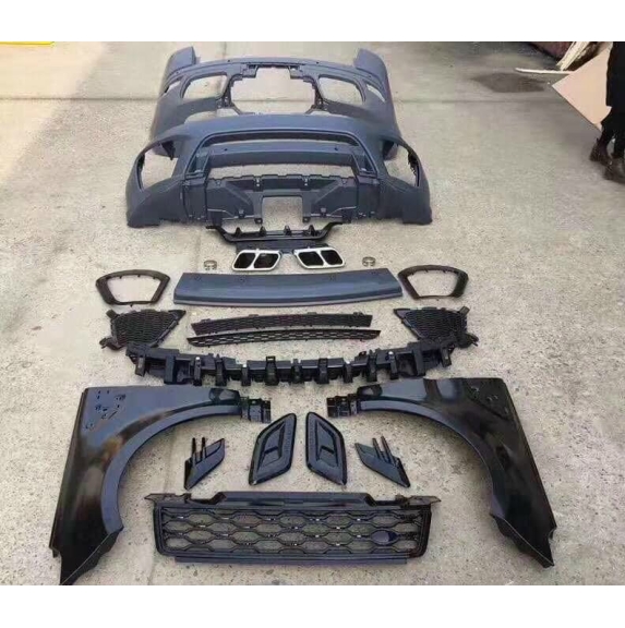 Range Rover Sport SVR Fully Body Kit Cho Sport 14-17 Nâng cấp lên 2021 Phiên bản SVR