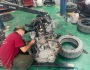 Thay phốt đuôi cốt máy, Phuộc sau, Bố thắng cho MAZDA